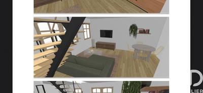 Appartement - 50 m² - 1 pièce