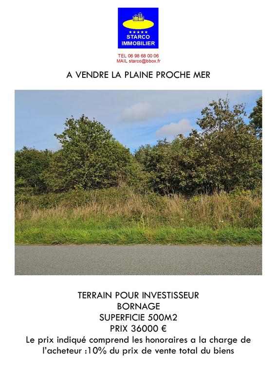 Terrain - 500 m²