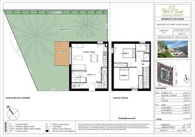 Maison - 67 m² - 3 pièces