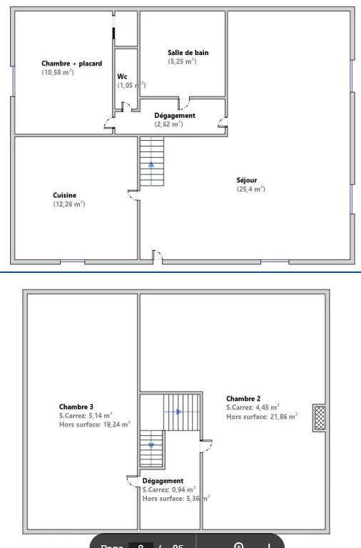 Maison - 67 m² - 4 pièces