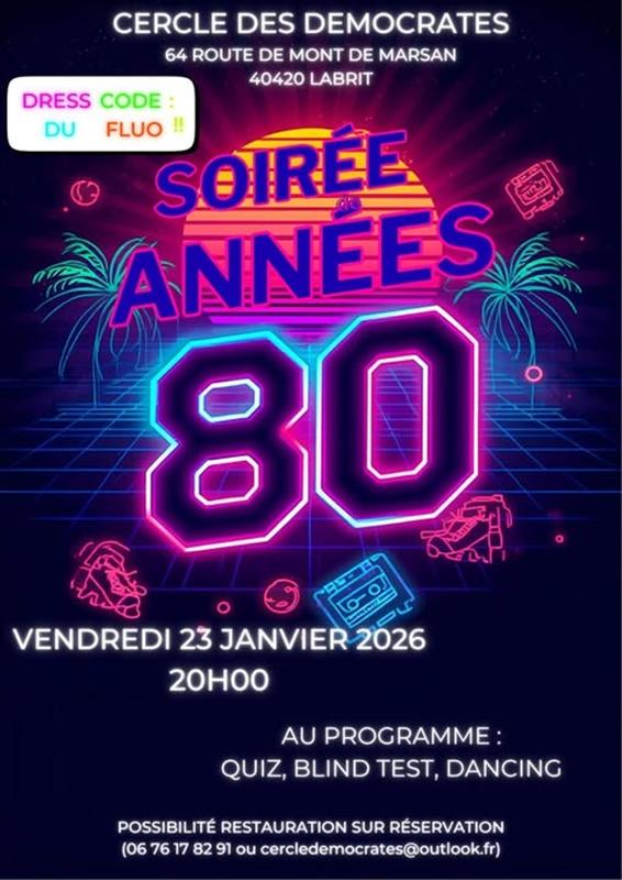 Soirée anées 80