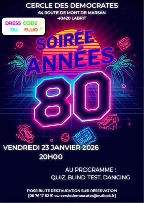 Soirée anées 80