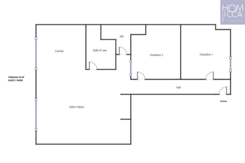 Appartement - 66 m² - 3 pièces