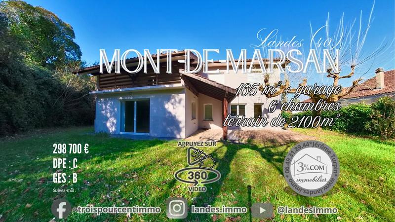 Maison - 165 m² - 7 pièces