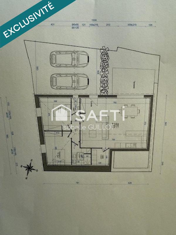 Maison - 82 m² - 3 pièces