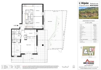 Appartement - 117 m² - 5 pièces