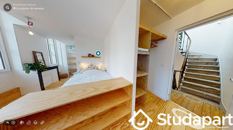 Chambre - 20 m² - 1 pièce