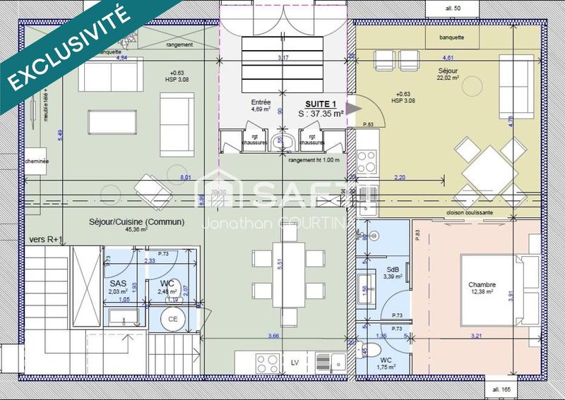 Ferme - 172 m² - 5 pièces