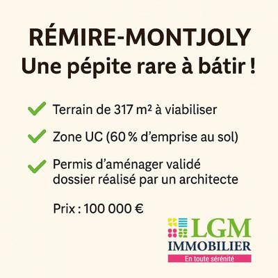 Terrain constructible - 317 m²