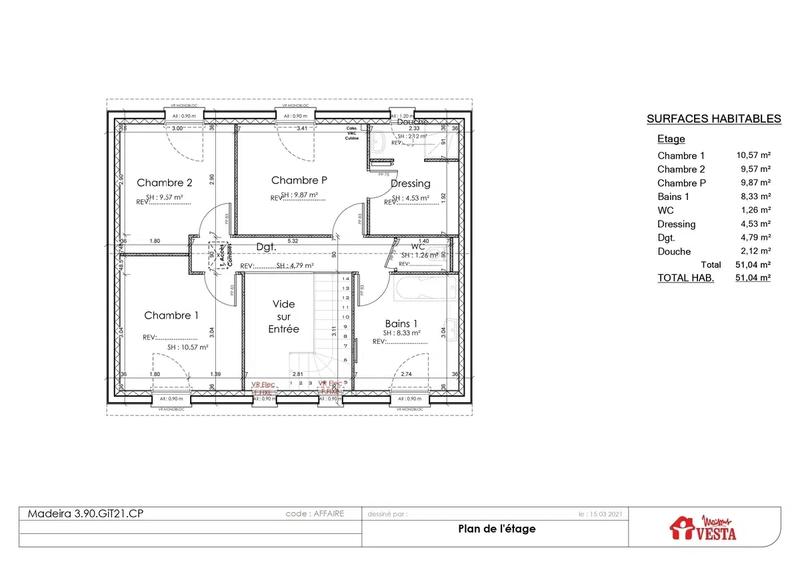 Maison - 86 m² - 4 pièces