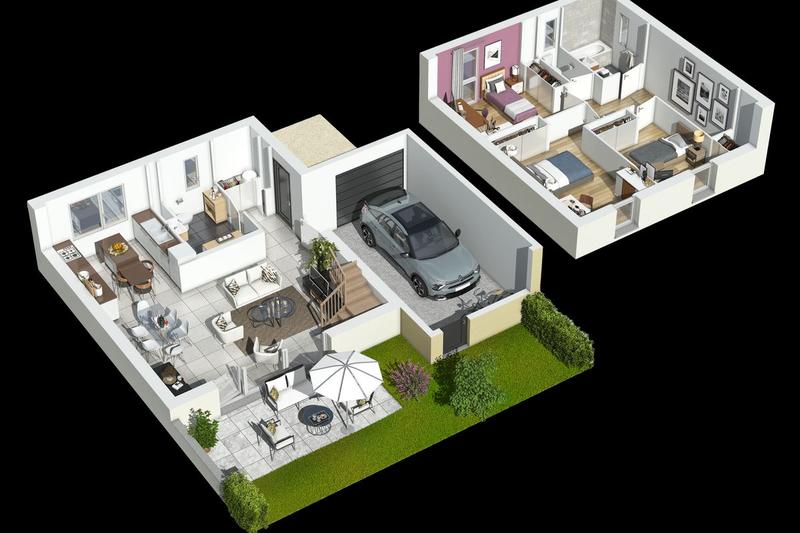 Maison - 88 m² - 4 pièces