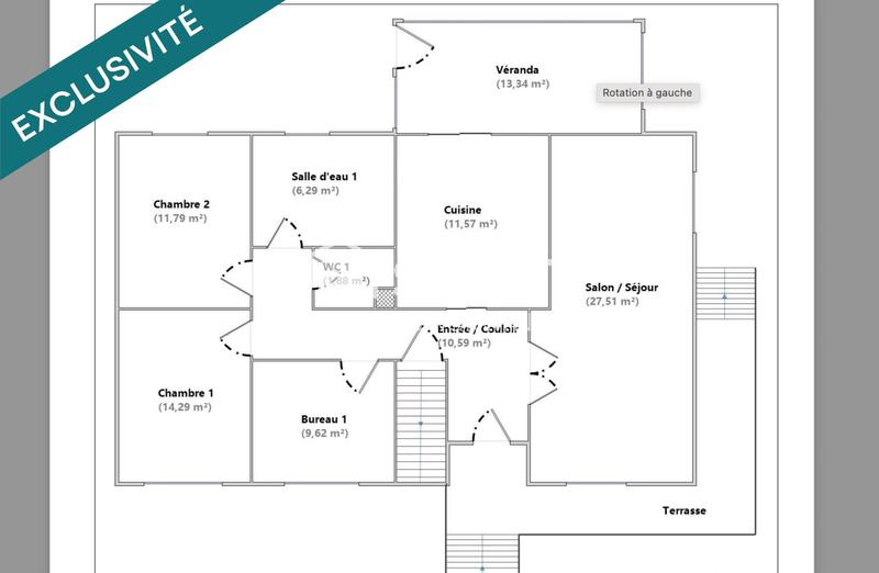 Maison - 151 m² - 8 pièces