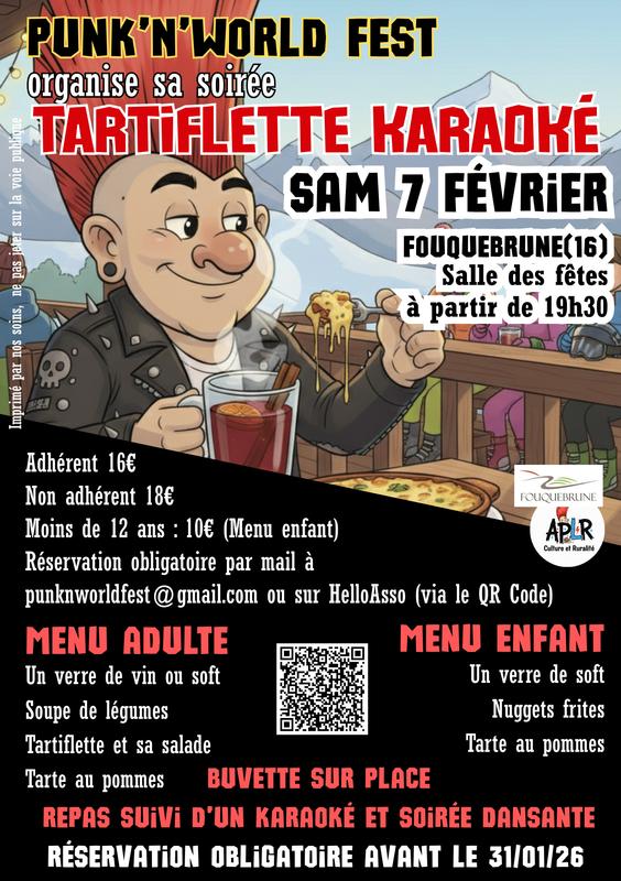 Soirée tartiflette karaoké