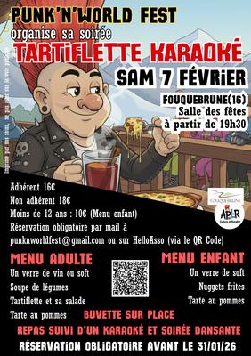 Soirée tartiflette karaoké