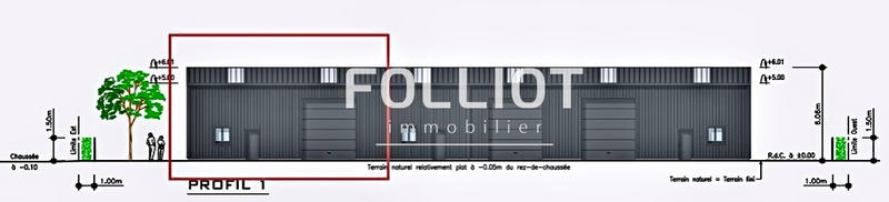 Local commercial - 183 m² - 1 pièce