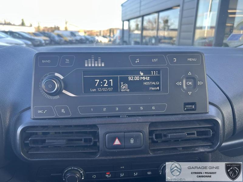 Citroën Berlingo III Taille m 650kg BlueHDi 75 Bvm Club