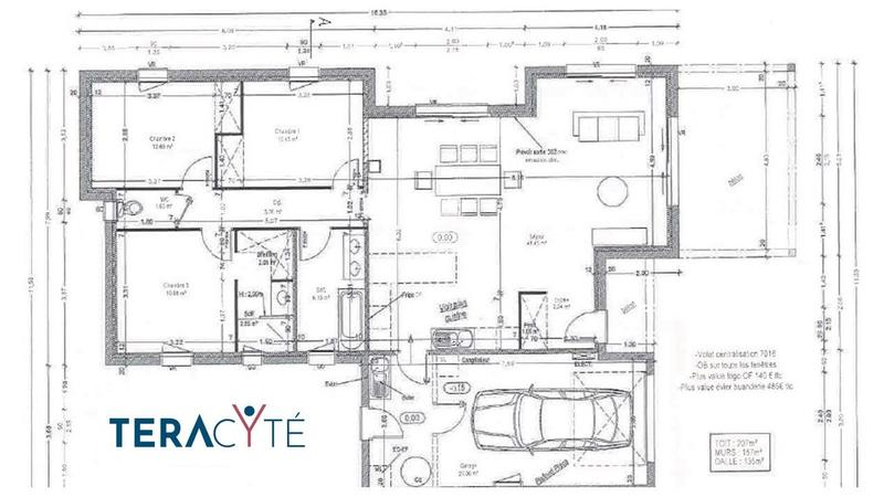 Maison - 105 m² - 4 pièces