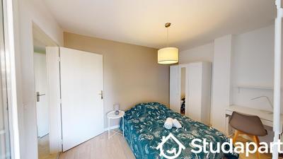 Chambre - 9 m² - 1 pièce