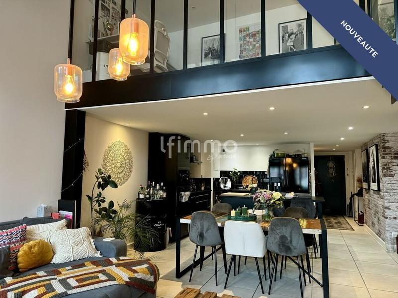 Loft - 80 m² - 3 pièces