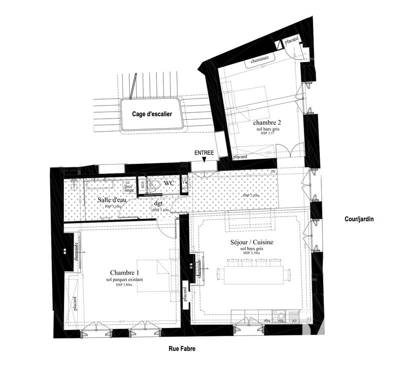 Appartement - 86 m² - 3 pièces