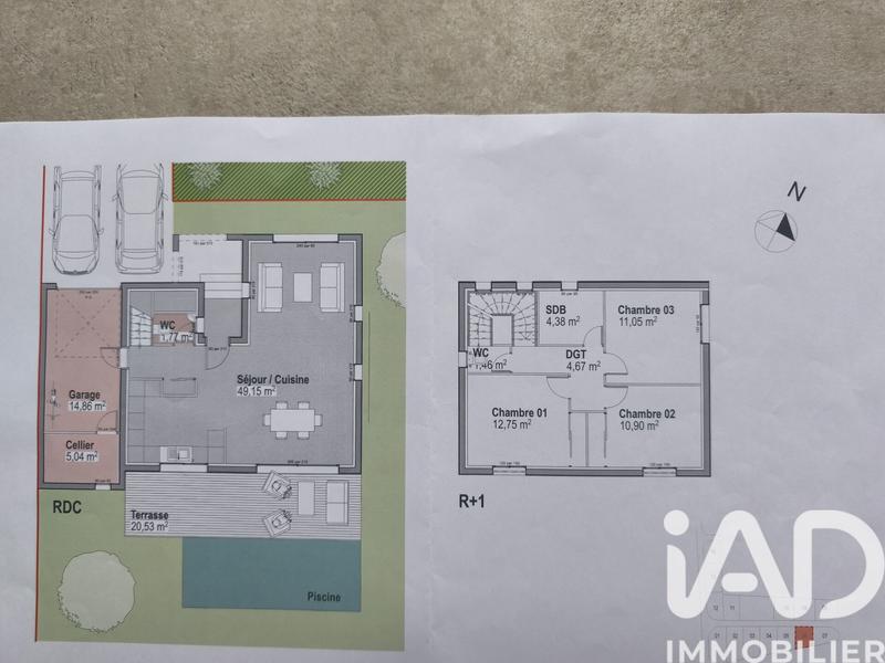 Maison - 100 m² - 4 pièces