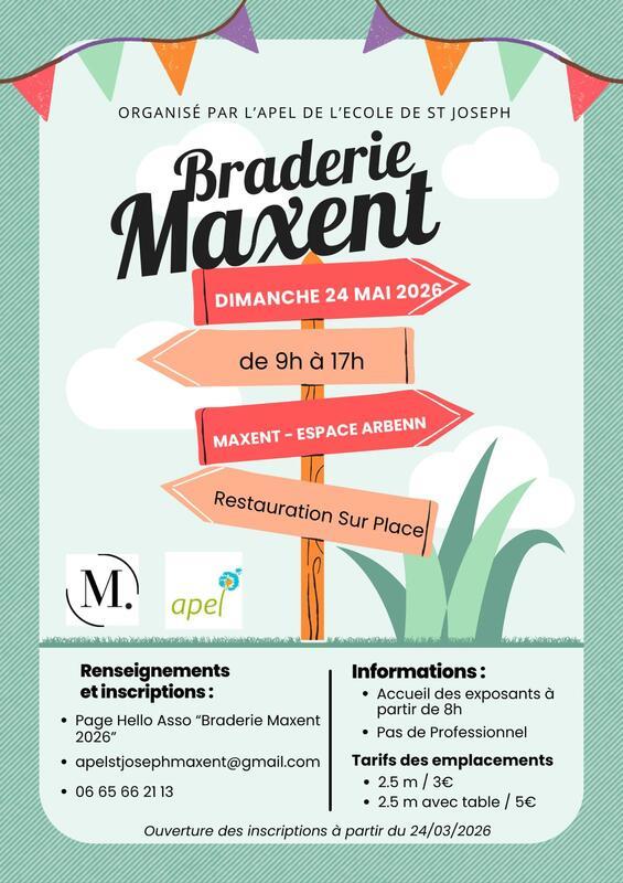 Braderie de l'école saint-joseph