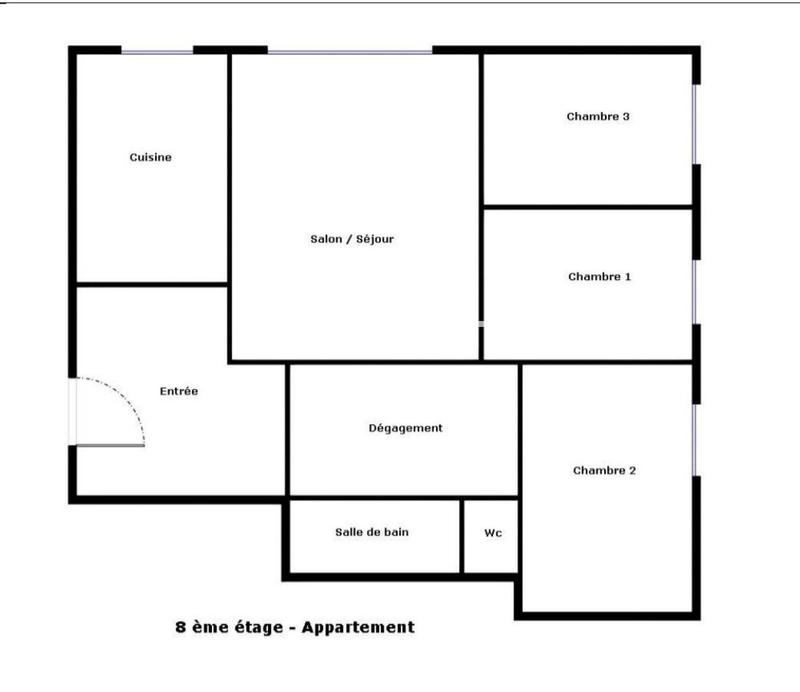 Appartement - 76 m² - 4 pièces