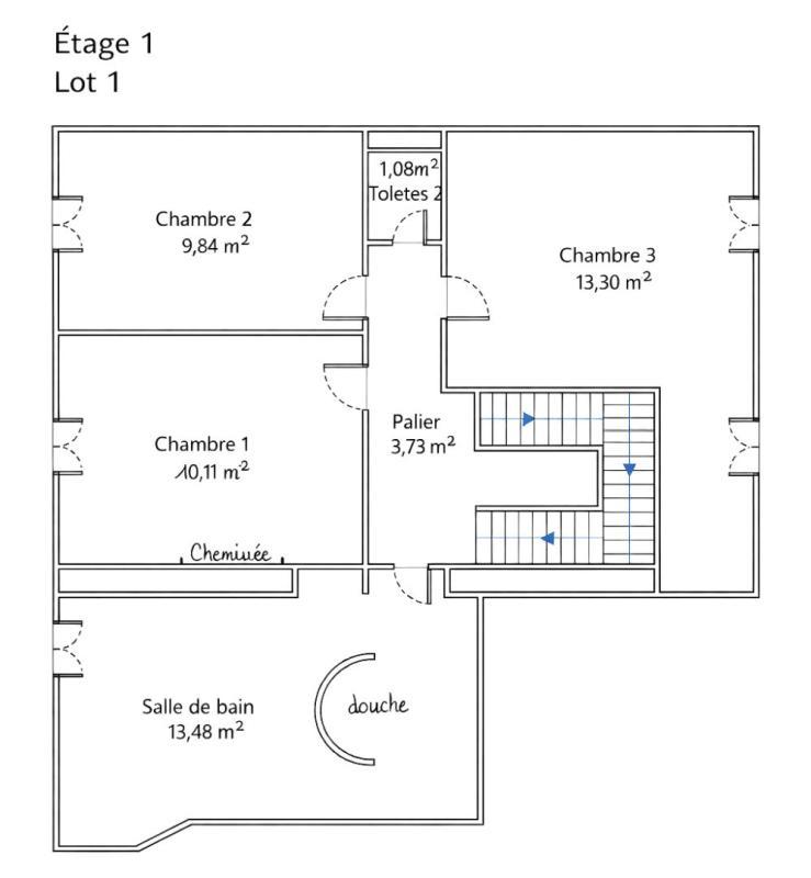 Appartement - 108 m² - 4 pièces