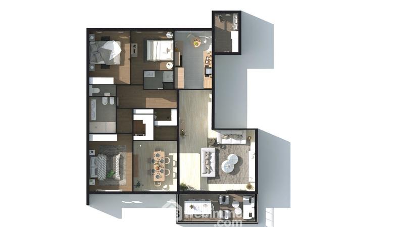 Appartement - 118 m² - 5 pièces