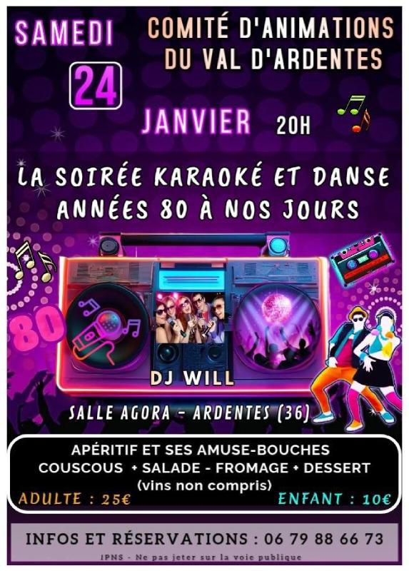 Soirée Années 80 &amp; Karaoké
