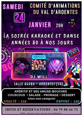 Soirée Années 80 &amp; Karaoké