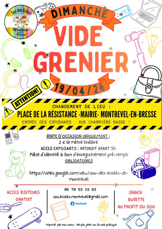Vide-greniers du sou des écoles