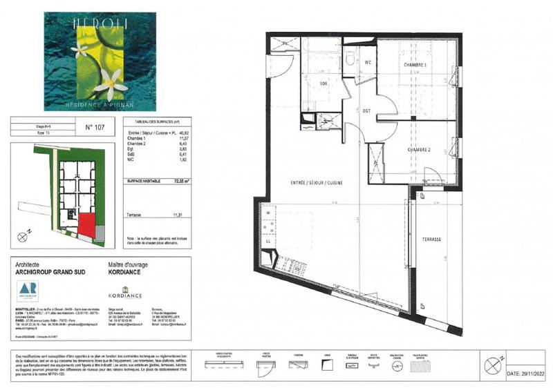 Appartement - 72 m²
