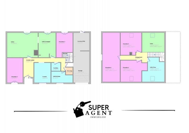 Maison - 177 m² - 7 pièces