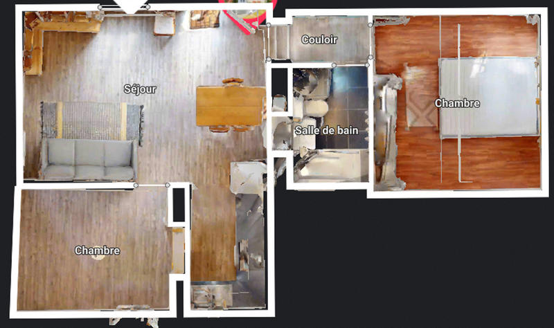 Appartement - 50 m² - 3 pièces