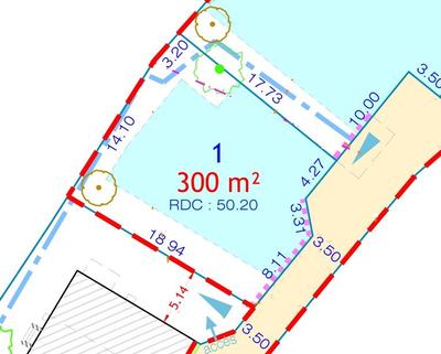 Terrain - 300 m²