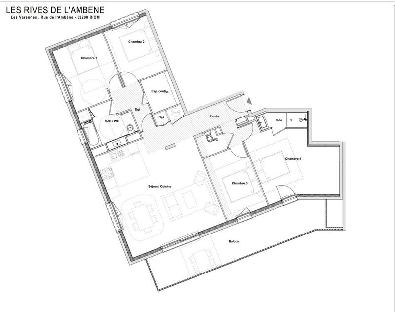 Appartement - 118 m² - 5 pièces