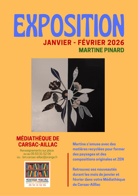 Exposition – Martine Pinard