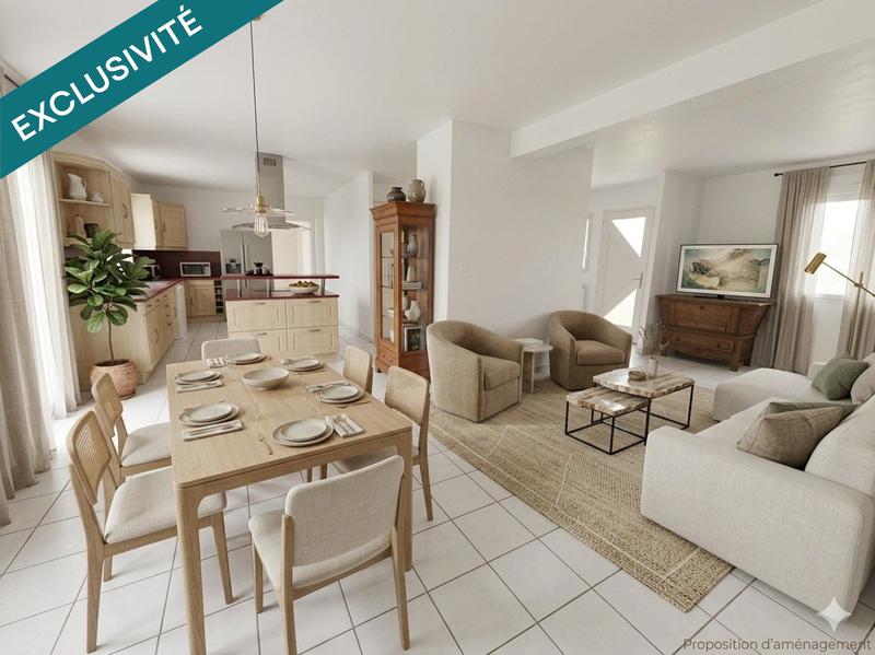 Maison - 123 m² - 6 pièces