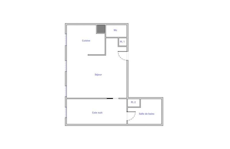 Appartement - 38 m² - 2 pièces