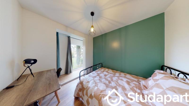 Chambre - 14 m² - 1 pièce