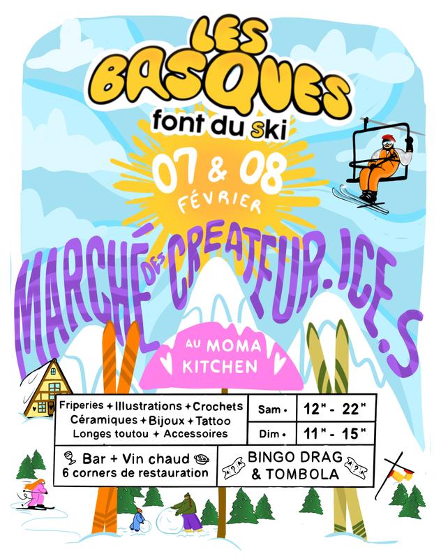 Les basques font du ski