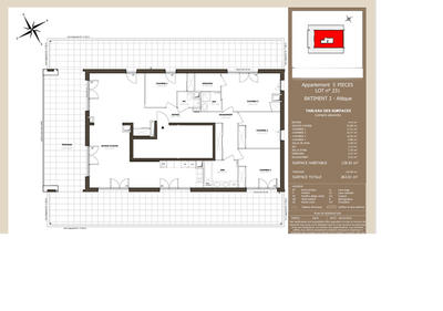 Appartement - 129 m² - 5 pièces