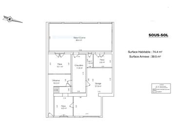 Maison traditionnelle - 190 m² - 8 pièces