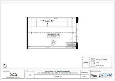Local commercial - 46 m²