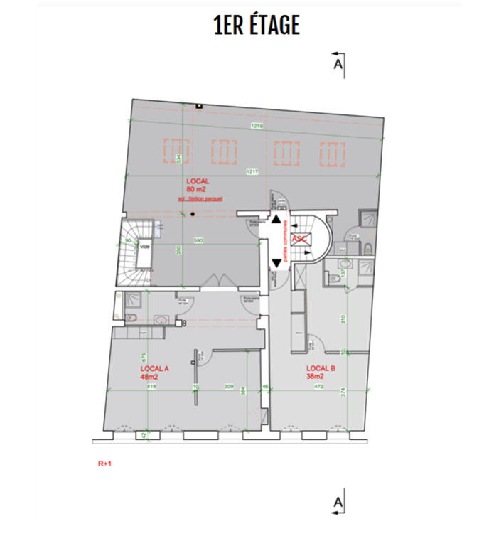 Local commercial - 213 m²