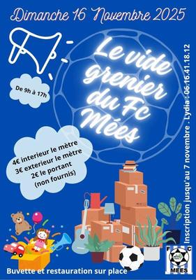 Vide grenier du fc mees