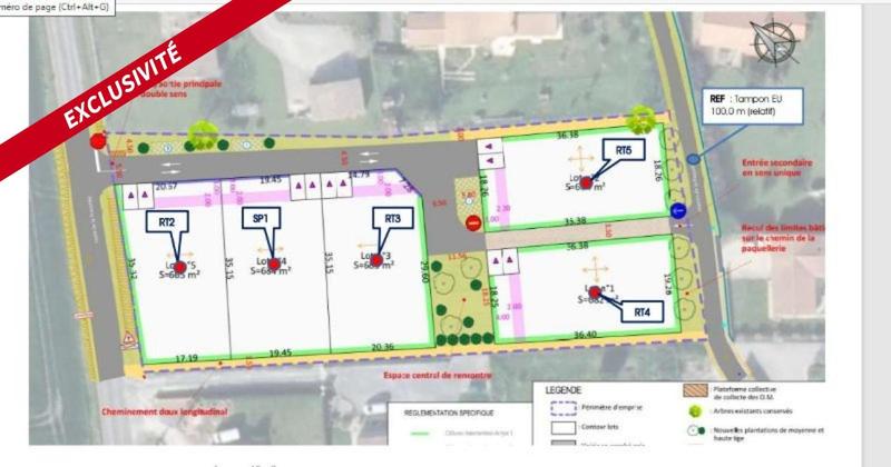 Terrain constructible - 664 m²