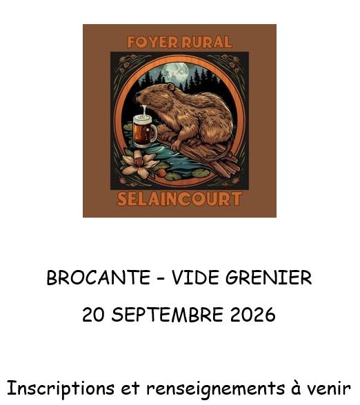 Brocante - vide grenier selaincourt