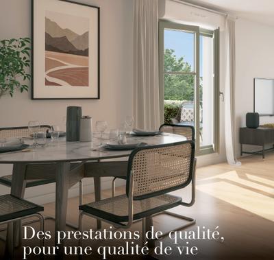 Appartement - 50 m² - 2 pièces